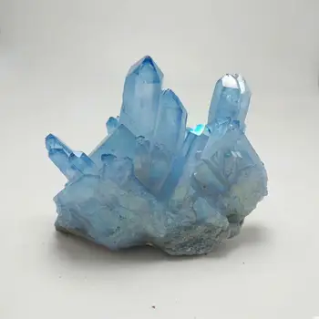 1pc 180g jauki gaiši zilais eņģelis aura traks ametists kopas dabiskās kvarca kristāli un akmeņi, dziedināšanas dāvanas, dekori office 23539
