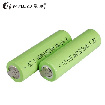 1~4gab AA Baterijas 2200mAh 1,2 V NiMH Uzlādējamās Baterijas Elektronisko Cigarešu Akumulatoru Bezauklas Telefona Skuvekli Toothbrus 2741