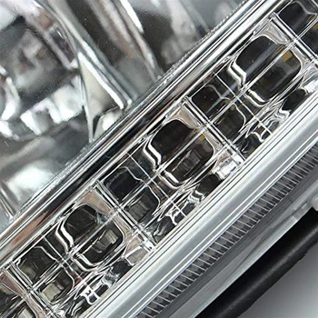 2 Gab LED Miglas Lukturi Gaitas Gaismas, Hyundai Santa Fe IX45 2013 Auto Piederumi Ūdensizturīgs Dienas Miglas Lukturi