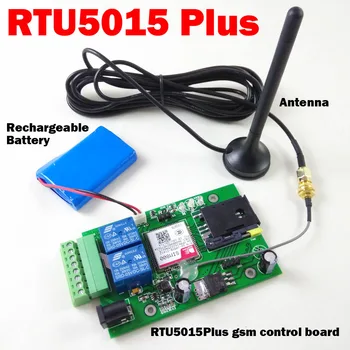 2 ieejas,1 izeja RTU 5015 GSM Tālvadības releju vadības panelis gsm vārtiem nazis Rezerves baterija nodrošina izslēgšana modinātājs ar app