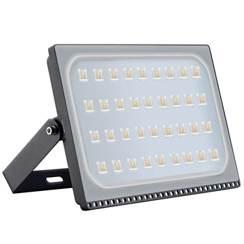 200W Ultrathin LED Floodlghts Āra Silti Balta Dārza Sienas Lampas Āra Prožektors LED Prožektors IP67 Waterproof
