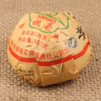 2011. Gads Lincang Hao Yin Pu-erh Tuo Shu Cha Pienācis Bļodā Tējas 500g * Lincang Yinhaotuo Tējas Yunnan Specialitāte Arbor Tējas, 5 X 100 g