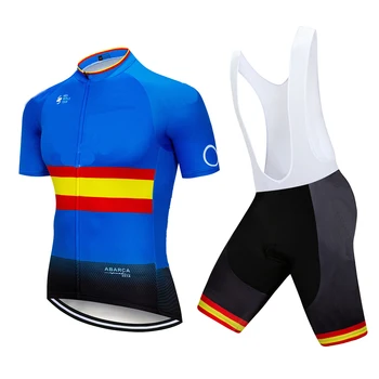 2019 KOMANDA Spānija M Riteņbraukšana Jersey Velosipēds Šorti Uzstādīt Ropa Ciclismo Mens I Pasaules turnejā, Velosipēdu Apģērbs Vasaras Pro Cycling Wear Apģērbam