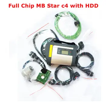 2020 Diagnozi MB Star C4 SD Savienojumu Compact 4 Multiplexer ar Wifi Funkcijas, Pilns Komplekts, Kabeļi Jaunāko Programmatūru v2020.06 320gb HDD