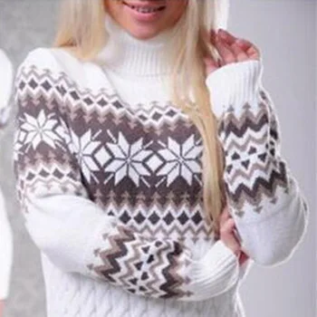 2020 Rudens Ziemas Džemperis Sievietēm Ar Garām Piedurknēm Džemperis Kleita Sieviešu Garš Savārstījums Trikotāža Augstu Uzrullētu Apkakli Pulovers