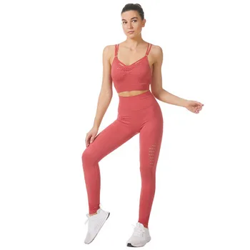 2020 zemu cenu sexy Saspringts Ropa Deporte Mujer Fitnesa Apģērbs Sieviešu Jogas Set Fitnesa Komplekts Sievietēm