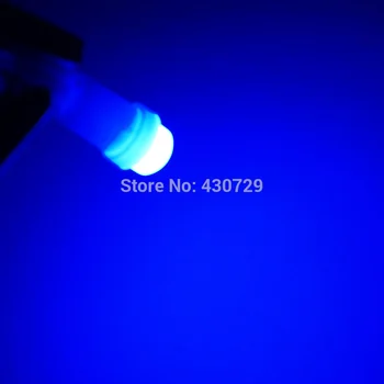 20pcs T5 COB Led Keramikas Paneļa brīdinājuma Indikators gaismas Interjers mērierīču Paneļa Platums Ķīlis Gaismas Luktura Spuldze 12V balta, zila