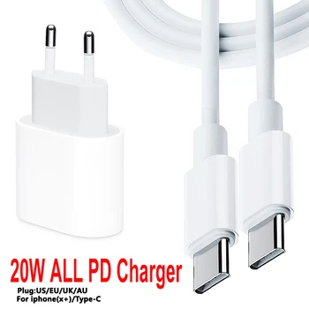 20w PD Lādētāju, USB Type-C 20W Ceļojumu Ātrās Uzlādes Lādētājs ES/ASV/UK plug iPhone 12/Pro max/XS/X USB C Ātri Uzlādēt 3.0], QC,