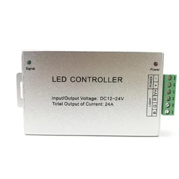 24.A LED Kontrolieris 24 Atslēgas, INFRASARKANO staru Tālvadības pults DC 12V 24V 5050 RGB LED Neona Sloksnes 12 V 80 led/m-ne vairāk kā 10 Metru ROSH CE, FCC 7311