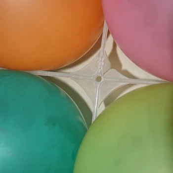 30 gab. 7-10inch Balona sienas režģus lateksa balonu modelēšana piederumi 9 caurumi 30cm balona tīklam dzimšanas dienu, kāzu dekori
