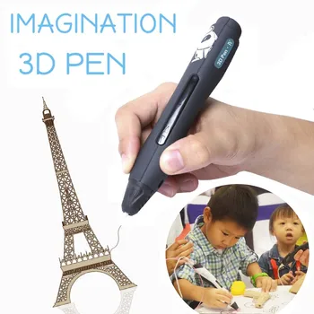 3D Pildspalva Druka SL-400 velce Ultra-Low Temp Caurspīdīga Korpusa Vizuālā Darbībā Bērnu Rotaļu DIY Saprātīga Izglītības Zīmējumu