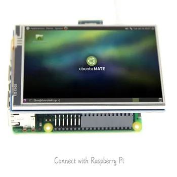 4 Collu LCD Displejs ar HDMI Saderīgu Portatīvo Monitoru Modulis ar GPIO Pretestības Touch Panelis 800x480 Aveņu Pi Displejs