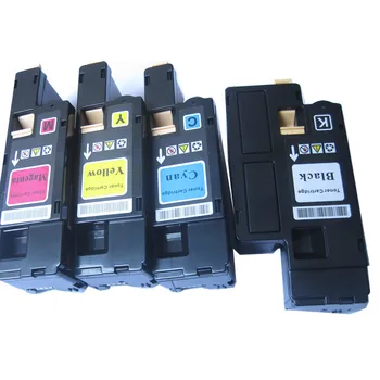 4 gab. Saderīgu krāsu tonera kasetnes Dell 1250c 1350cnw 1355cn 1355cnw C1760nw C1765nf printeri