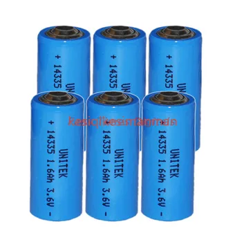 4GAB 3.6 V 2/3AA ER14335 14335 liSOCL2 Litija akumulators šūnu 1600mah PCL sausā primāro bateriju nomainīt, lai TADIRAN TL-4955