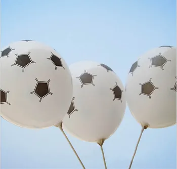 50/100gab 12inch Futbola Lateksa Baloni Futbola hēlija balonu Vīrietis, Zēns, Dzimšanas dienas svinības Piegādēm Grand Pasākums Rotājumus Bērniem Rotaļlietas