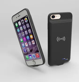5000mah Bezvadu akumulatora gadījumā, iPhone 6 78 plus Akumulatora korpusa Qi Bezvadu Lādēšanas strāvas gadījumā, iphone 6 7 8 plus
