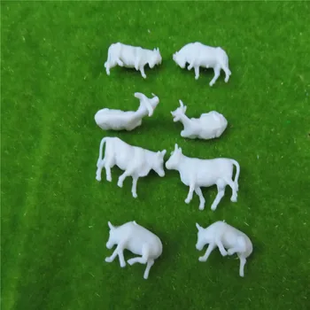 50gab 1:150 UnPainted Balts Lauksaimniecības Dzīvniekiem, Govīm N Skalas
