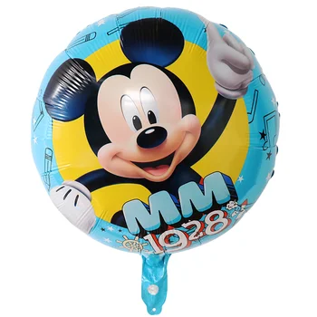50gab 18inch Gudrs Zvaigžņu Sirds Mickey Minnie Folija Hēlija Ballons Baby Duša, Dzimšanas dienas svinības, Kāzu Dekori Gaisa piepūšamās Globos