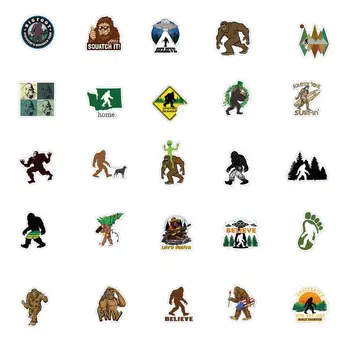 50gab Āra Uzlīmes mūžameža Bigfoot Barbaru Ape Cilvēks Uzlīme Rotaļlieta Motocikls Klēpjdatoru Kancelejas preces PS4 Velosipēdu Ģitāra