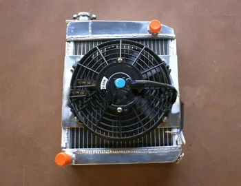 50mm 2 Rindas Alumīnija SACĪKŠU Radiatoru par 1959-1997 AUSTIN ROVER MINI COOPER S GT 1275 MT +Vanšu+Ventilators