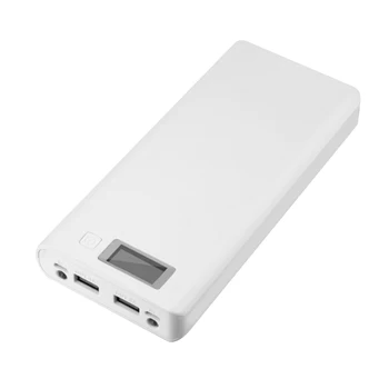 5V DIY Apvalks Gadījumā LCD Displejs ar Dual USB 8*18650 Power Bank Akumulatora Kaste Mobilā Tālruņa Lādētājs, iPhone 6 Plus S6 Xiaomi
