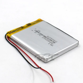 5gab Litija Polimēru Baterija 605060 3,7 V 2500mah Uzlādējams Liion Šūnu Li-Po DVD PALIKTNI, PDA MP5 GPS Digitālo Produktu Navigators 4970