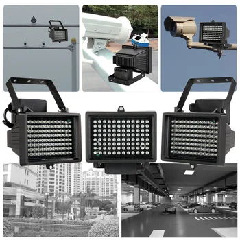 60m IS Infrasarkano Nakts Redzamības Autonoma 96 LED apgaismojums Gaismas CCTV Apgaismojums Āra Ūdensizturīgs Par Novērošanas Kameru 35431