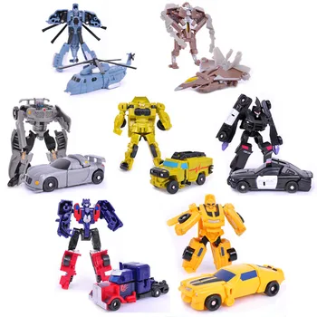 7PCS/Set Transformācijas Brinquedos Deformācijas Robots Automašīnas Darbības Rādītāji Klasiskās Rotaļlietas mazuļa Dāvanas