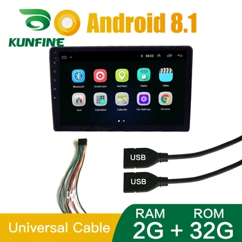 9 COLLU 2GB 32GB Android 10.0 Auto radio Multimediju Video Atskaņotājs Universālo auto Stereo Bluetooth GPS Stūre kontrole