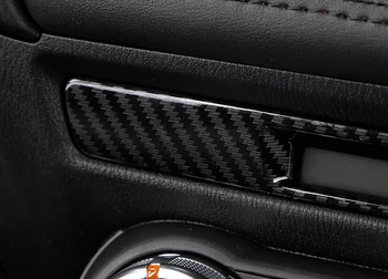 ABS Oglekļa Šķiedras stils Paneļa vidus konsoles Segtu apdares lentes Priekš Mazda CX-3 CX3 2017 2018