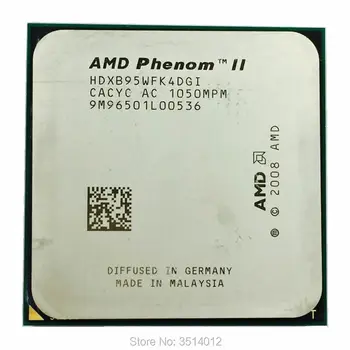 AMD Phenom II X4 B95 3.0 GHz Quad-Core CPU Procesors HDXB95WFK4DGM/HDXB95WFK4DGI Ligzda AM3,Summa 945