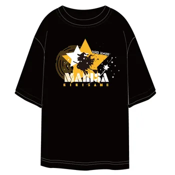 Anime JK Touhou Projekta Spēli MARISA Kirisame Cosplay Krekls, kas Saistīti T-Krekls Topi Tee Sievietes Vīrieši Gadījuma t t krekls, Kostīms