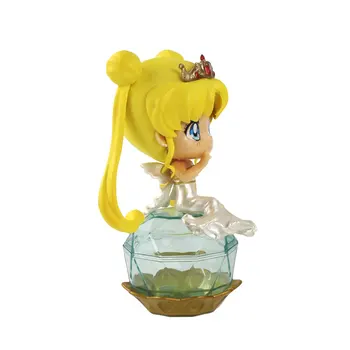 Anime Q Versija Sailor Moon Princess Serenity Attēls Tsukino Usagi AB PVC Rīcības Attēls Kolekcionējamus Modeļu Lelle 11cm
