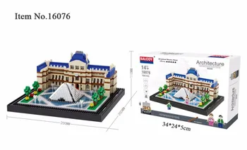 Arhitektūra, Celtniecības Bloki, big ben baltā nama triumfa arka, Taj Mahal baznīcas modelis pirkstu ķieģeļi ducation Rotaļlietas bērniem 1689