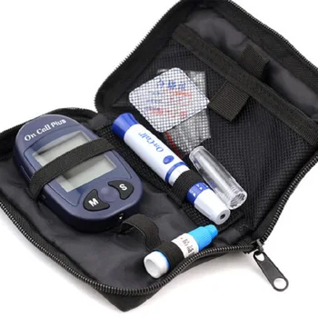 Asins Cukura Mērītājs Glucometer Komplekts Teststrēmeļu Adatas Lancets Medicīnas Diabēta Testeri Uzraudzības Sistēma