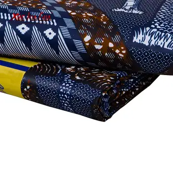 Auduma Āfrikas Poliestera Iespiesti Floret Mētelis Augstas Kvalitātes 6 Metri, Sieviešu Batik Attēlu Materiāls Āfrikas Auduma Apģērba FP6362