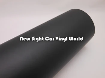 Augstas Kvalitātes Matt Black Wrap Vinila Plēve Roll Burbulis Bezmaksas Auto Uzlīme Izmērs:1.52*30m/Roll