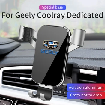 Auto Mobilā Telefona Turētājs Stiprinājumi Stand GPS Turētājs Tālruņa Smaguma Navigācijas Turētājs Geely Coolray 2019-2020 Auto Piederumi