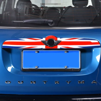 Auto bagāžnieka dekoratīvā ārpuse dekoratīvās lentes uzlīmes MINI COOPERS TAUTIETIS F55 F56 F60 auto stils modificēti piederumi