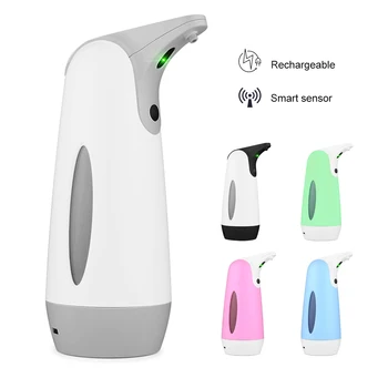 Automātiskais Ziepju Dozators Uzlādes ar USB Smart Putu Mašīna Infrasarkanais Sensors, Putu Ziepju Dozators Roku Sanitizer Vannas Virtuves