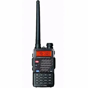 Baofeng UV-5RB Policijas Walkie radioraidītāji un uztvērēji Skeneris Radio Dual Band Cb Ham Radio Transīvers UV5RB UHF 400-520MHz & VHF 136-174MHz