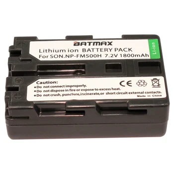 Batmax 4gab bateria NP-FM500H NPFM500H NP FM500H Akumulators + Dual USB Akumulatora Lādētājs Sony A57 A65 A77 A350 A550