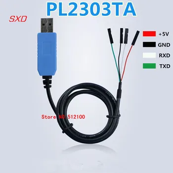 Bezmaksas Piegāde 10pcs/daudz PL2303 TA USB RS232 TTL Pārvērst Seriālo Kabeli PL2303TA Saderīgu