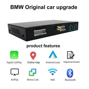 Bezvadu CarPlay Android Auto Dekoders BMW NBT CIC Sistēmas 1 2 3 4 5 7 Sērija X1 X3 X4 X5 X6 MINI F56 F25 F15 F26 F48 F01 F10