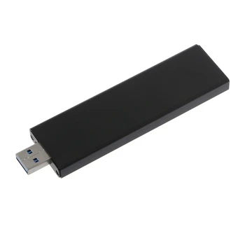 Black USB3.0 SATA, Pamatojoties 2280 M. 2 NGFF SATA SSD Portatīvās Kameras Glabāšanas Kaste M2EC