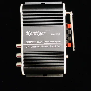 Bluetooth Kentiger-HY-118 2.1+1 4 Kanālu Izeja Subwoofer TF\USB\FM Audio Jaudas Stereo Pastiprinātājs Amplificador Super Bass Apk