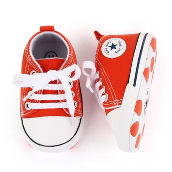 Brūna Bērnu Apavi Sneaker Toddler Modes Kurpes Pirmā Staiguļi Jaundzimušo Kurpes Audekls Anti-Slip bērnu Gultiņa Apavi Zīdaiņiem Meitenes 9936