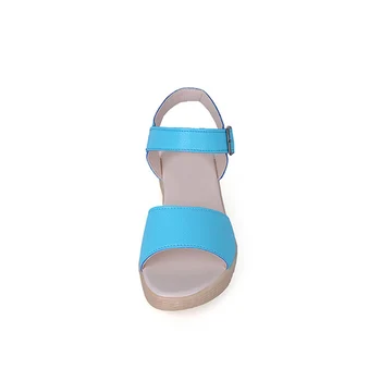CEYANEAO Sandales platformas sieviešu Vasaras kurpes mīkstas ērti modes zīmolu sieviešu sandales