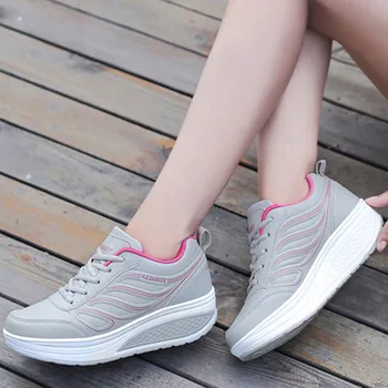 CHAMSGEND Sieviešu Acu sporta apavi palielināt ikdienas elpojošs neslīdoša valkāt ērti un komfortabli apavi 15109