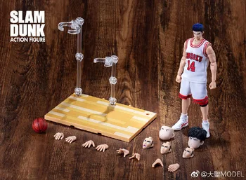 CMT Instock Dasin Modelis DM Slam Dunk Rukawa Shohoku Basketbola PVC Rīcības Attēls, Anime Rotaļlietas Attēls 3514